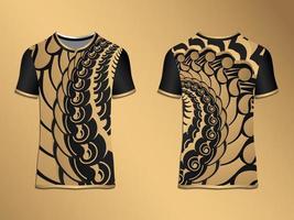 Abstract Swirl Tshirt Ornamental Design vector