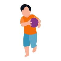 Playing Football Concepts vector