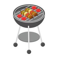 BBQ Grill Concepts vector