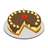 Trendy Cake Concepts vector