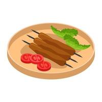 Barbeque Skewer Concepts vector