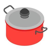 Trendy Saucepan Concepts vector