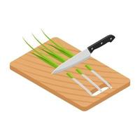 Trendy Chopping Concepts vector