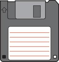 Magnetic Floppy Disk vector