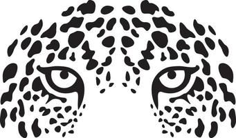 ojos de jaguar en capas vector