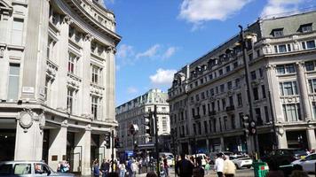 timelapse Oxford Circus shopping in London, England video