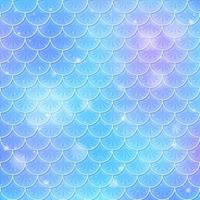 Fish scale seamless pattern background vector