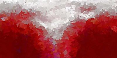 Dark red vector triangle mosaic wallpaper.