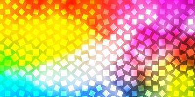 Light Multicolor vector template with rectangles.