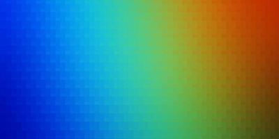 Light Multicolor vector texture in rectangular style.