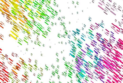 Light Multicolor, Rainbow vector pattern with narrow lines.