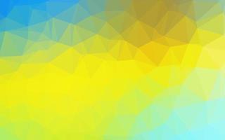 Light Blue, Yellow vector blurry triangle template.