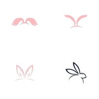 rabbit logo vector