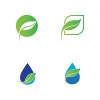 green leaf logo vector