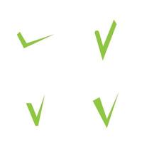 check mark logo illustration design template vector