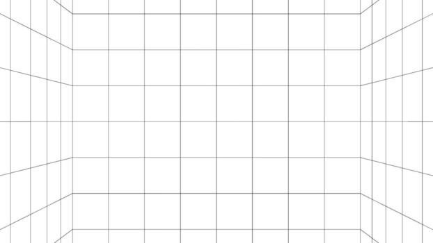 Superficie de fondo de estructura metálica de línea de cuadrícula negra. vector