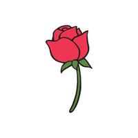 Illustrations red roses rose floral romantic artwork