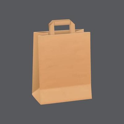 Realistic craft shopping bag