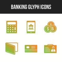 Banking icons for personal and commercial use vector