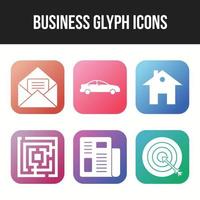 Business icon set for personal and commecal use vector