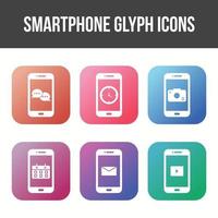 Mobile Apps Vector Icon Set