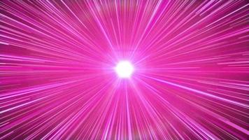 pink light speed line background video