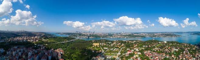 panorama del bósforo de estambul foto