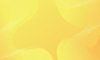 Abstract Yellow Fluid Wave Background vector