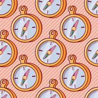 magnetic compass seamless pattern vector illustration