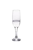 Champagne glass isolated on white background photo