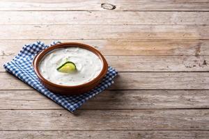 Traditional Greek Tzatziki photo