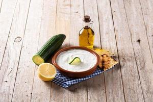 Traditional Greek Tzatziki photo