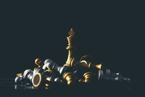 chess board game concept photo