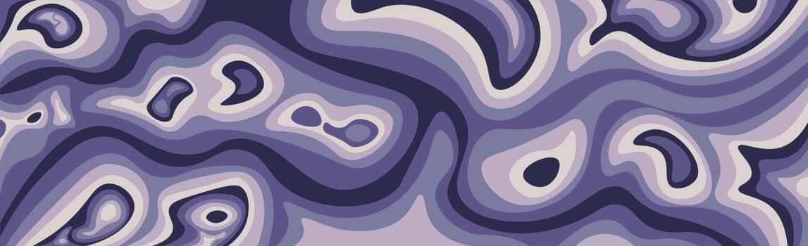 Banner with Abstract Background and Shapes with Paper Cut Patterns vector