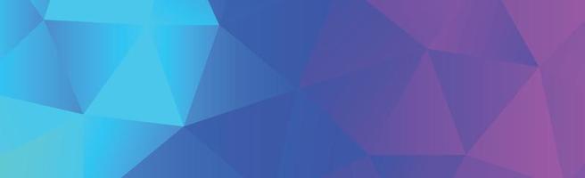 Abstract blue gradient triangles of different sizes - Vector