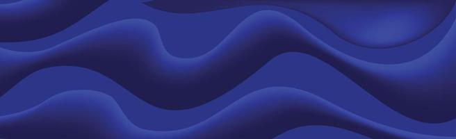 Volume lines on a blue background - Panoramic Vector Background