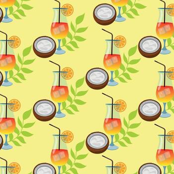 patrón patrón web textura de fondo de coco - vector