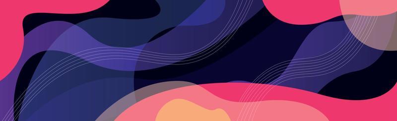 Abstract background with different geometric shapes - illustration