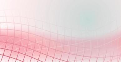 Abstract white background with lines and circles - Vector