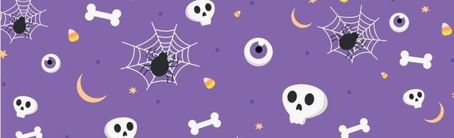 Colorful pattern background for the holiday halloween - Vector