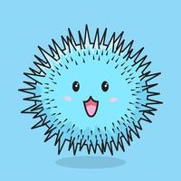 Urchin Cartoon Illustrations vector