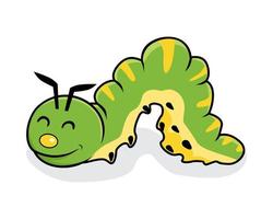 Caterpillar Cartoon Illustrations vector