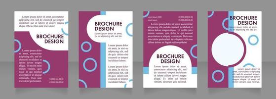 Grocery store promotion blank brochure layout design. Supermarket. Vertical poster template set with empty copy space for text. Premade corporate reports collection. Editable flyer paper pages vector