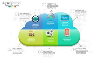 banner de opciones de estilo 3d de infografía de línea de tiempo de negocios. vector