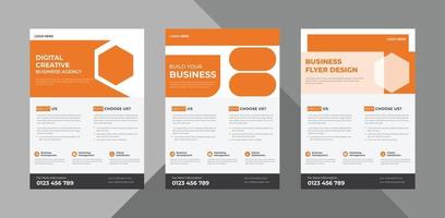 flyer design templates. business corporate flyer design ideas. poster leaflet brochure design ideas. bundle, a4 template, brochure design, cover, flyer, poster, print-ready vector