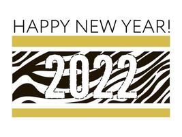 Happy chinese new year 2022 vector