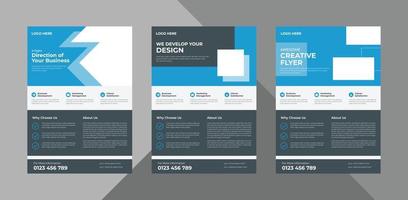 flyer design templates. business corporate flyer design ideas. poster leaflet brochure design ideas. bundle, a4 template, brochure design, cover, flyer, poster, print-ready vector