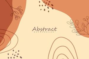 abstract background minimalist hand drawn vector