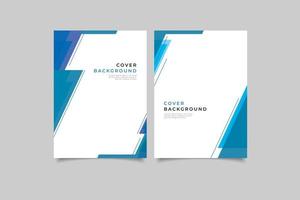 set of geometric design business cover collection vector