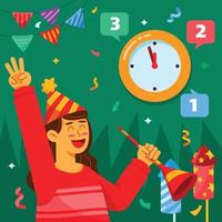 New Year Count Down vector